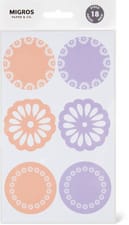 Autocollants pâquerettes, 18 pces