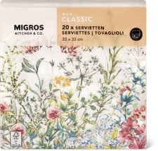 K&C Servietten Blumenwiese 33x33cm
