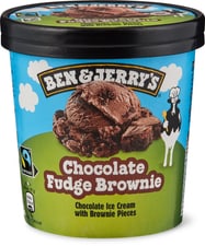 Ben & Jerry's Fairtrade Glace en bac Chocolate fudge brownie