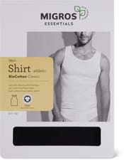 Men's Atheltic Cotton (Farbe: black, Grösse: M)