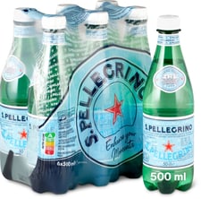 S. Pellegrino Eau minérale naturelle avec adjonction de gaz carbonique