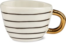 Tasse à expresso avec anse dorée 70 ml
