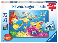 RVB PUZZLE 2x24 MONDE SOUS-MARIN