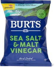 Burts chips sea salt & malt vinegar