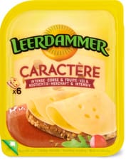 Leerdammer Caractère Fromage à pâte mi-dure 6 tranches