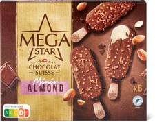 MegaStar Glaces en bâtonnet Mini Almond
