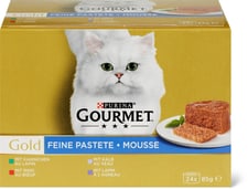 Gourmet Gold Paté delicato con coniglio, manzo, vitello e agnello