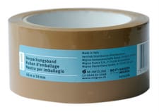 Ruban d'emballage 50 mm (Couleur: Marron, Taille: L: 66.0 m x L: 50.0 mm)