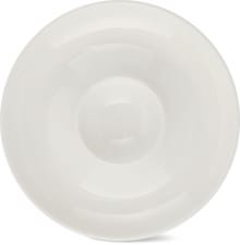 Coquetier assiette blanc 11,8 cm BHC