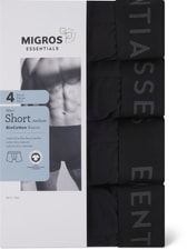 Men's Short 4pc Cotton (Farbe: black, Grösse: S)