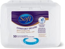 Soft Lingettes imprégnées Comfort Deluxe en boîte