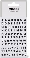 Étiquettes autocollantes A-Z