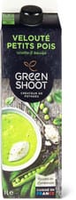 Soupe petits pois ricotta & basilic