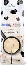 Caquelon Noir fondue moitié-moitié