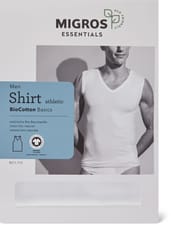 Men's Atheltic Cotton (Farbe: white, Grösse: S)