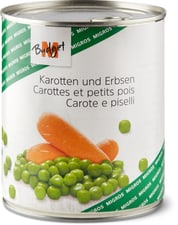 M-Budget Carottes et petits pois