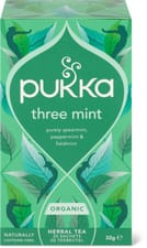 Pukka Bio Kräutertee Drei Minze Grüne Minze, Pfefferminze & Ackerminze