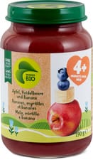 Migros Bio Pomme Myrtille banane