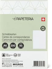Papeteria Green A6 Cartes correspond.