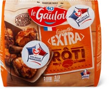 Le Gaulois grignotte de poulet