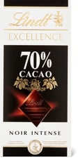 Lindt Excellence Plaque de chocolat Noir 70% cacao