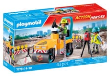 Playmobil 71751 Ouvriers avec roulea