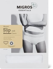Slip Midi donna (Colore: bianco, Taglie: S)