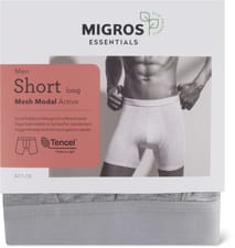 Men's Short Long Act (Farbe: grey, Grösse: XXL)