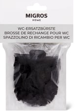 MHOME Brosse WC rechange, noir