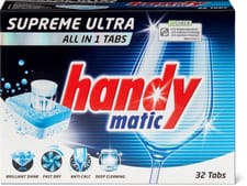 Handymatic Supreme Supreme Ultra All in 1 tabs pour lave-vaisselle
