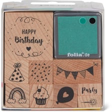 Set de tampons en bois