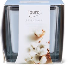 Ipuro Essentials bougie parfumée (Parfum: COTTON FIELDS)