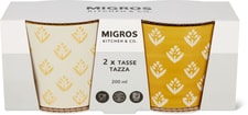 TASSES SET DA 2 JAUNE