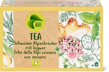 Migros Bio Thé herbes Alpes gingembre