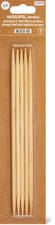 Aiguilles à tricoter en bambou, 5 mm, 20 cm