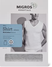 Men's Atheltic Cotton (Farbe: grey, Grösse: S)