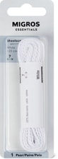 Schnürsenkel flach white 120cm (Farbe: weiss, Grösse: 120)