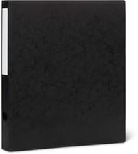Classeur à anneaux A4 noir (Couleur: Schwarz)