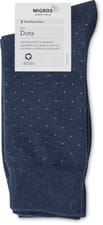 BIO Calze da uomo Dots 2 paia (Colore: blu, Taglie: 39-42)
