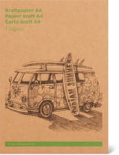 Carnet de croquis papier craft