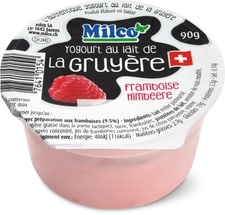 Yogurt latte Gruyère lampone
