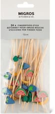 Bâtonnets pour amuse-bouche fruits 24 pces. assortis