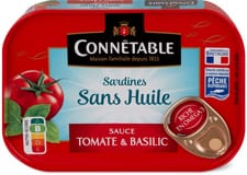 Connétable sardines au sauce tomate bas.