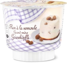 Tradition flan semoule grand-mère