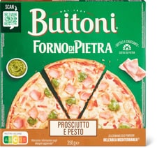 Buitoni Forno di Pietra Pizza Prosciutto e pesto