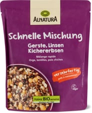 Alnatura Bio Mélange rapide Orge, lentilles et pois chiches