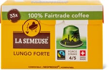 La Semeuse Fairtrade Capsules de café Lungo Forte 33 capsules