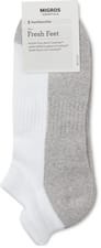 Calzini da uomo Fresh Feet 2 paia (Colore: bianco, Taglie: 39-42)