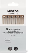 Apéro-Picks Edelstahl 12 Stk.