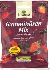 Alnatura ours. gomme Mix fruits rouges